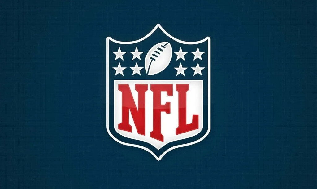 logo da nfl, liga que contém muitos fãs que sabem como apostar em futebol americano