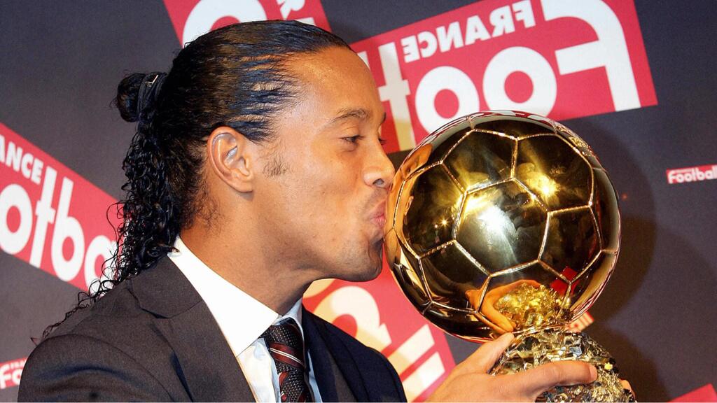 Ronaldinho Gaúcho ganhou o Ballon D'Or em 2005