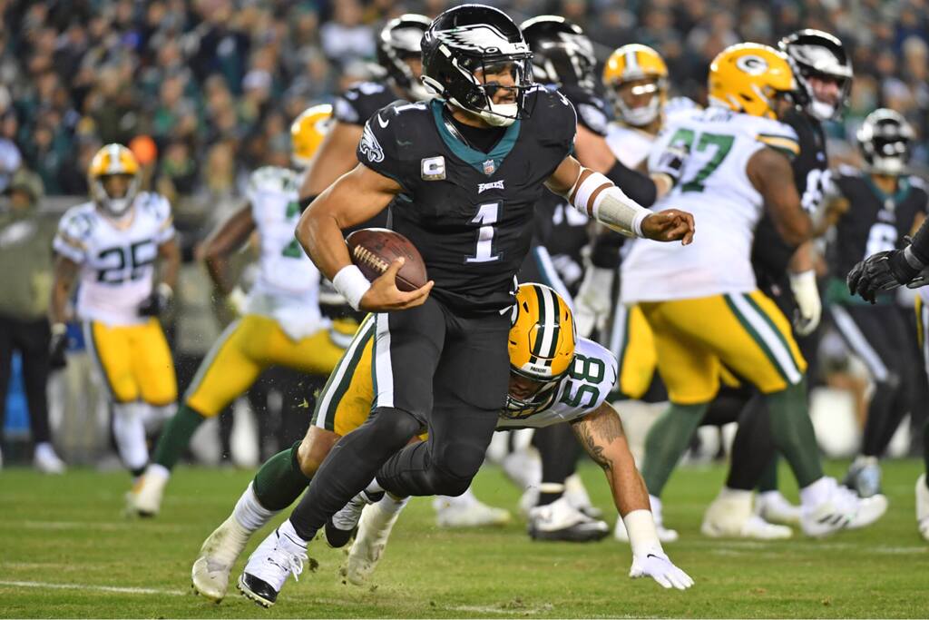 PHILADELPHIA EAGLES EM PARTIDA CONTRA O GREEN BAY PACKERS EM 2022