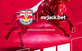 Imagem promocional da parceria do RedBull Bragantino e mrJack.bet