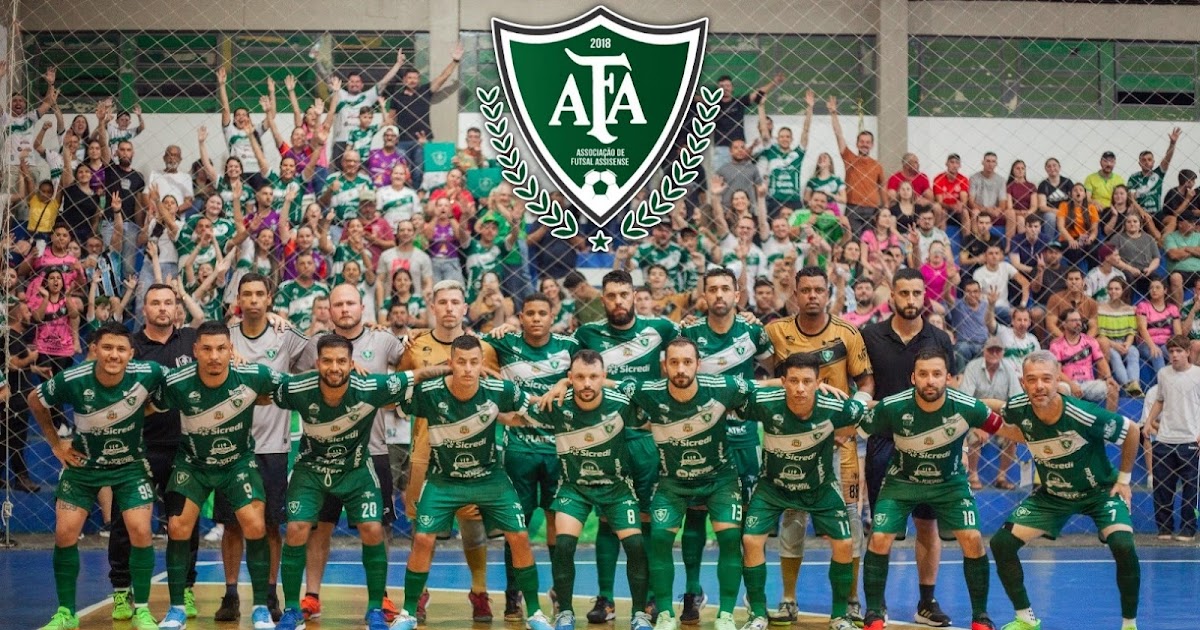 Time da Associação de Futsal Assisense em quadra