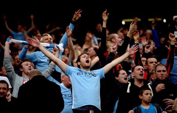 Torcida do Manchester City - Getty Images