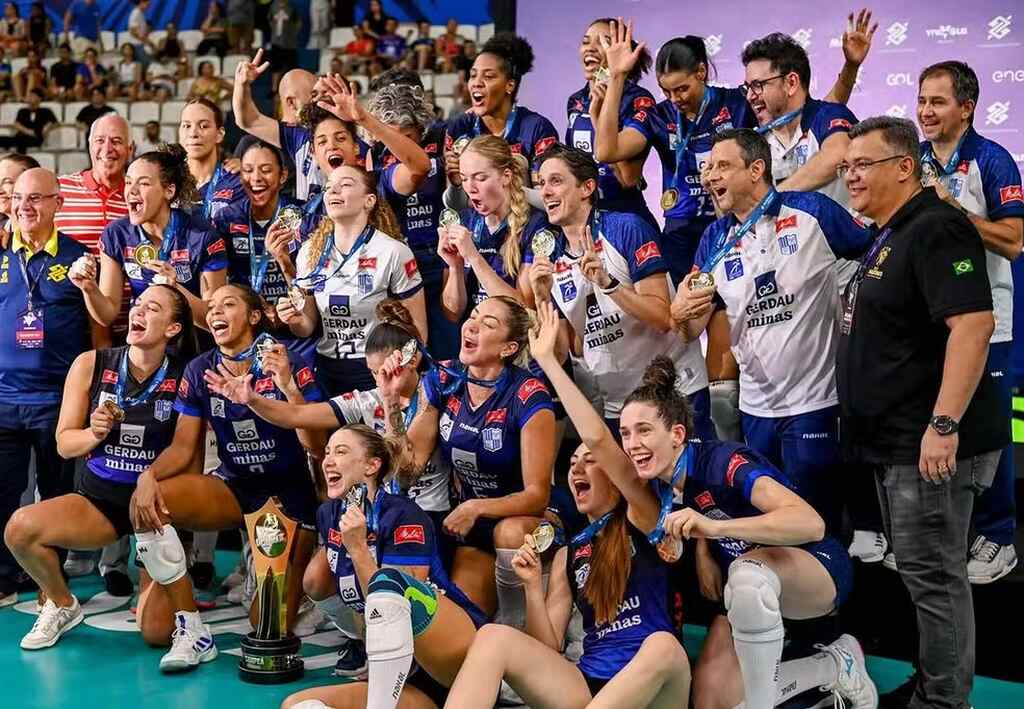 elenco do minas tenis clube, que tem as maiores pontuadoras da Superliga Feminina 2024