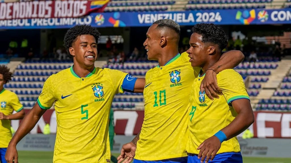 Brasil venceu o primeiro confronto no pre olimpico de futebol