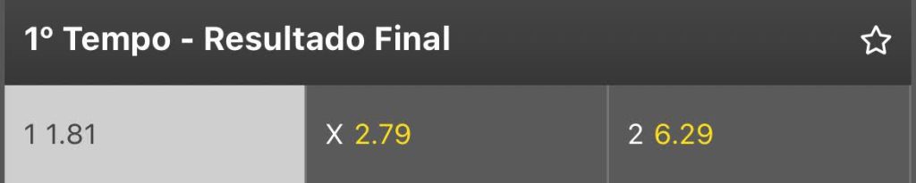 Imagem do aplicativo Mr.Jack com as odds do jogo entre Borussia Dortmund x Bochum pela Bundesliga