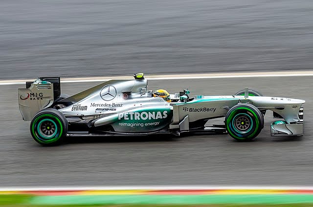 Carro de Formula 1 da Mercedes-Petronas