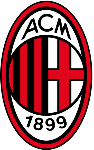 Escudo do clube italiano Milan