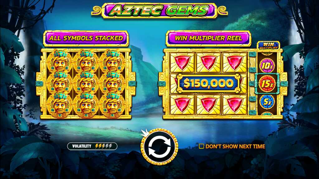 Tela de carregamento do jogo de slot Aztec Gems.