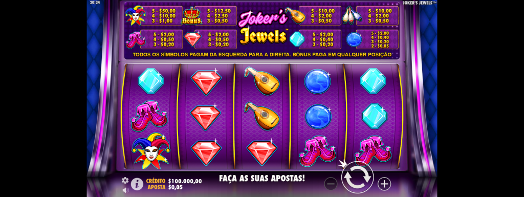 Imagem do jogo Joker Jewels