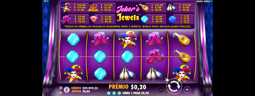 Imagem do jogo Joker Jewels