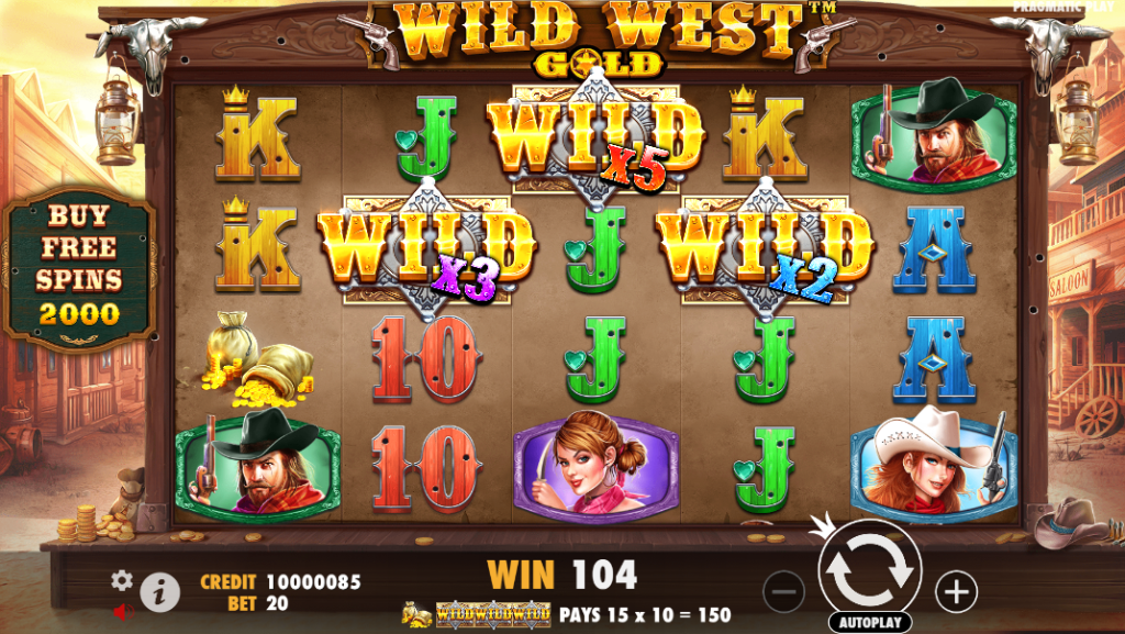 Jogo Wild West Gold