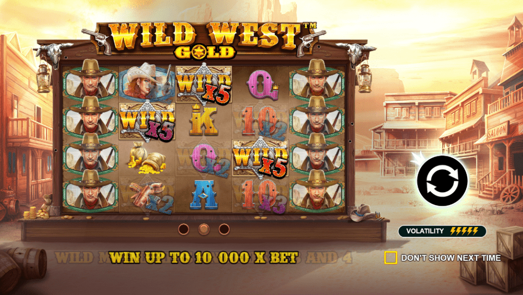 Jogo Wild West Gold