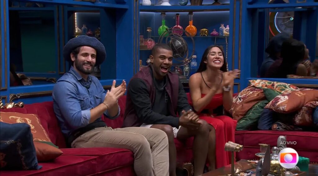 Davi, Isabelle e Matteus formam o Top 3 do BBB 24