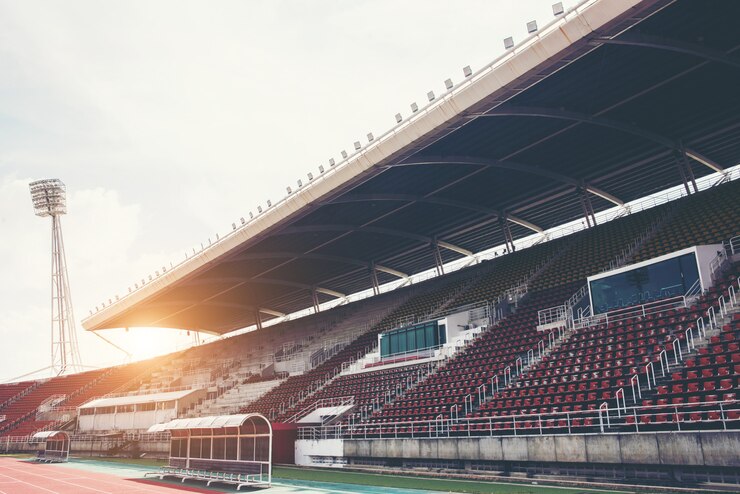 Arquibancada de um estádio de futebol - Foto Freepik 