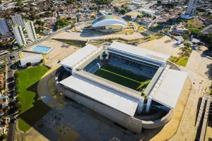 Estádio do cuiabá visto de cima 