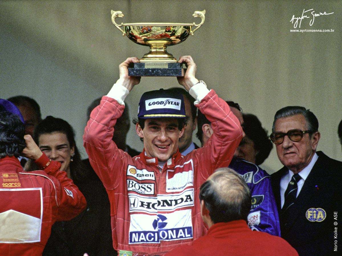 Ayrton Senna foi campeão da Fórmula 1 pela primeira vez em 1988 - Reprodução/Senna