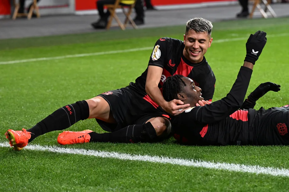 Leverkusen venceu o Paderborn 07 por 3 x 1 e avançou às quartas de final da Copa da Alemanha - Reprodução/Getty Images