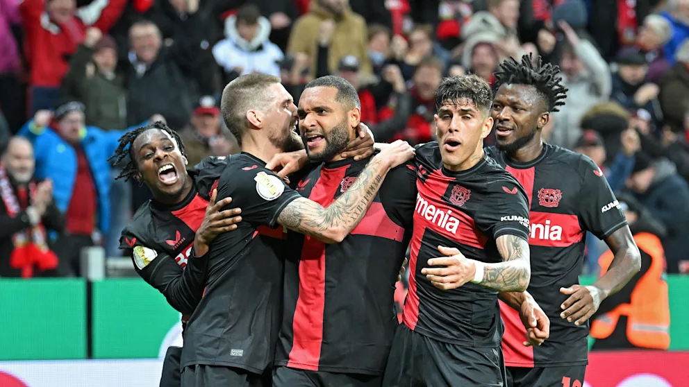 Gol com de Jonathan Tah no último minuto, o Bayer Leverkusen venceu o Stuttgart e se classificou para a semifinal da DFB Pokal - Reprodução/WITTERS