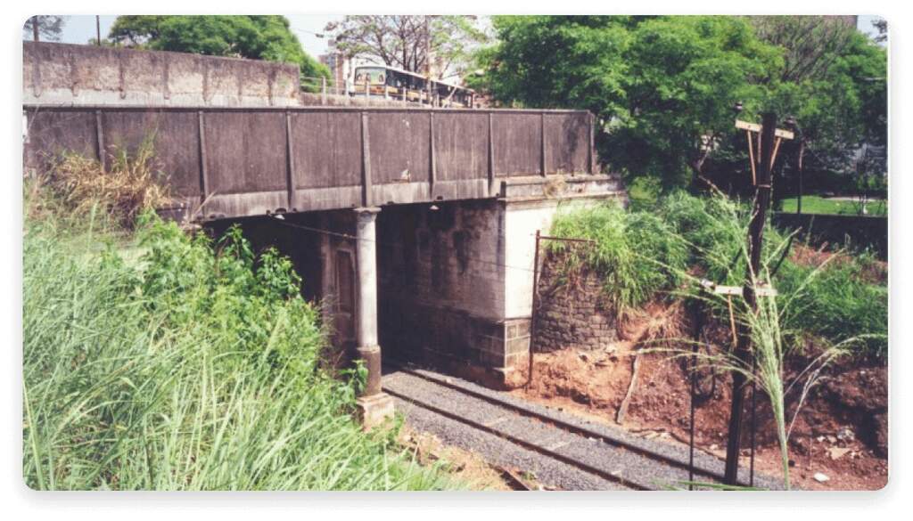 Ponte da estação central de Campinas.