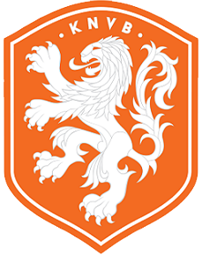 Escudo da seleção da Holanda.