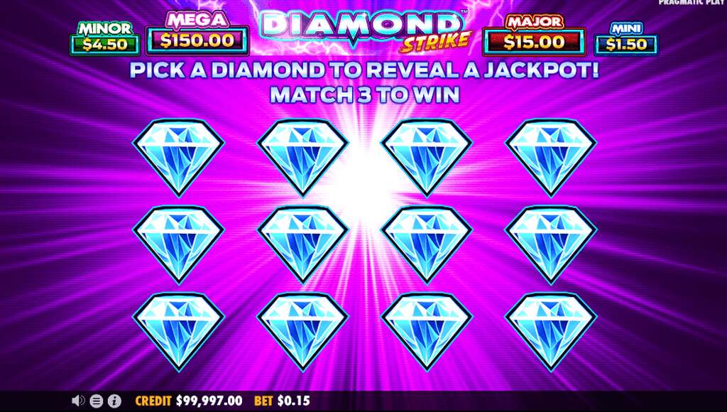 Imagem do jogo slot Diamond Strike