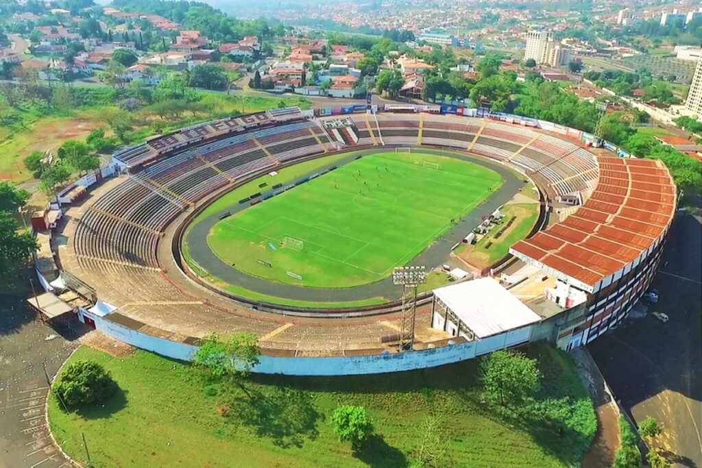 Estádio Santa Cruz, a casa do Botafogo SP