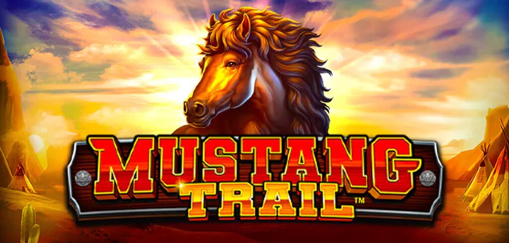 Logo do jogo slot Mustang Trail