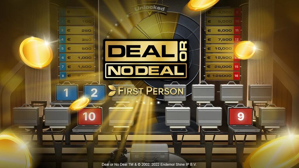 Logo do jogo slot first Person deal or no deal