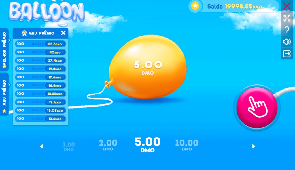 por dentro do jogo balloon slot