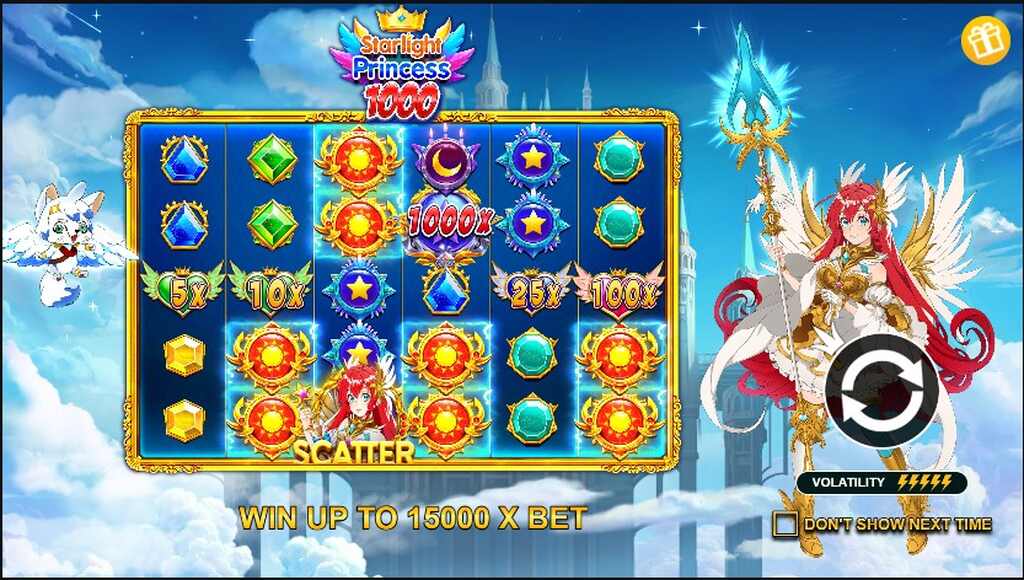 Por dentro do jogo slot Starlight Princess 1000