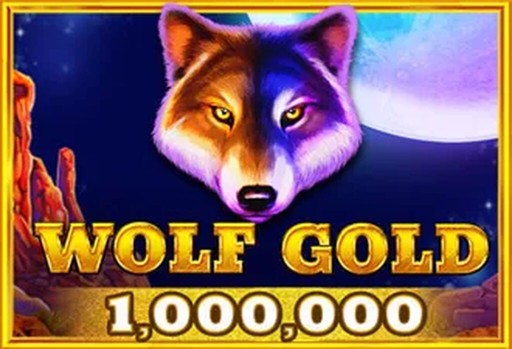 Logo do jogo slot wolf gold 1 million