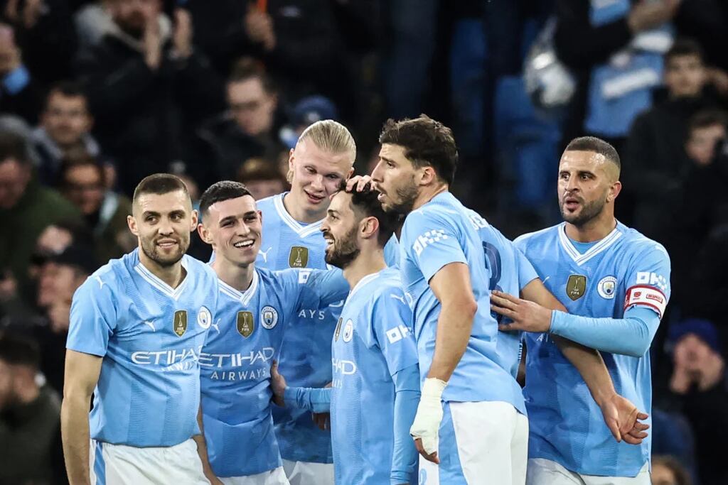 elenco do manchester city, um dos favoritos da champions