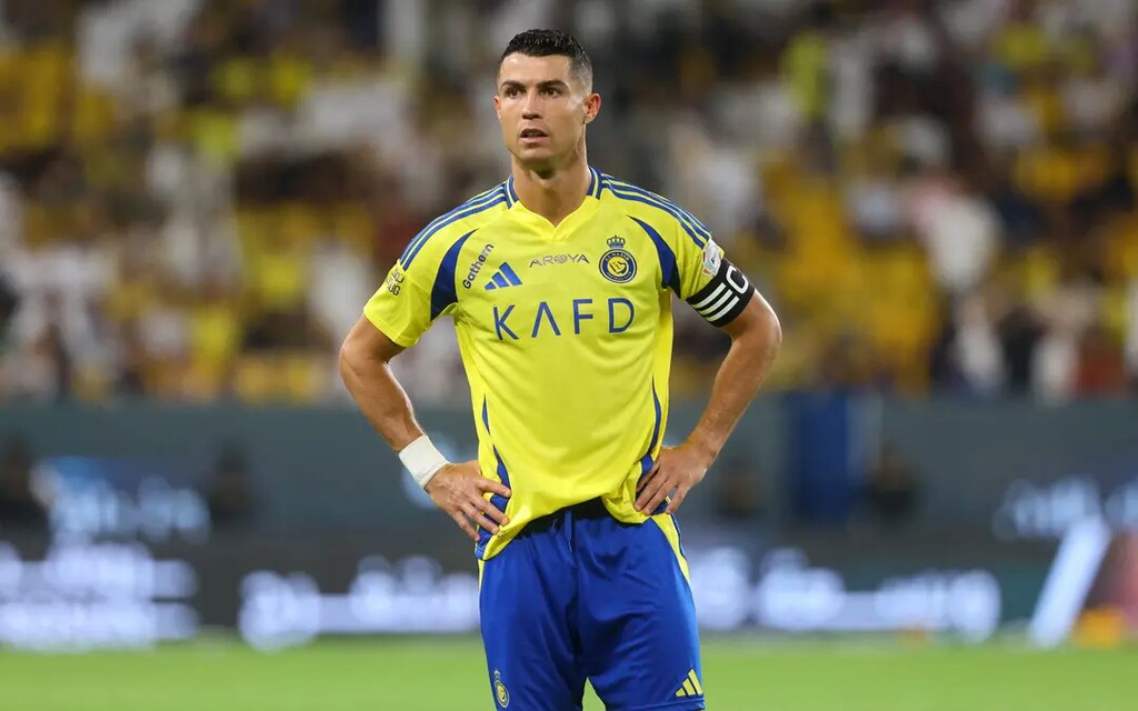 cristiano ronaldo, jogador que tem mais hat trick, em campo pelo al-nassr