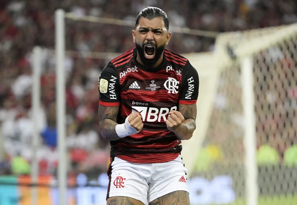 gabigol, um dos um dos Maiores artilheiros da história da Copa do Brasil, em campo pelo flamengo