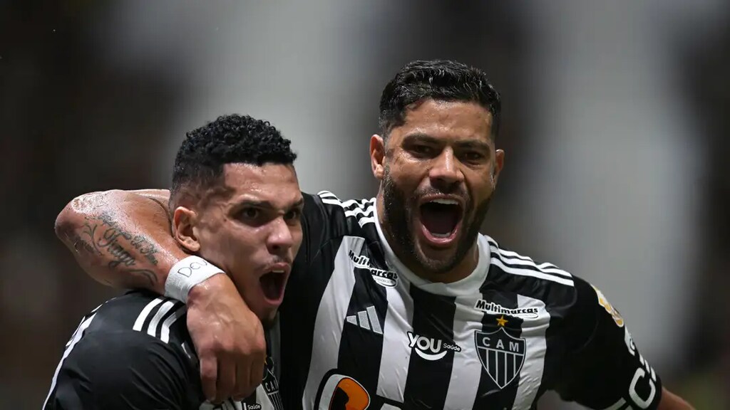 hulk e paulinho, do atlético-mg, nas Finais da Copa do Brasil 2024