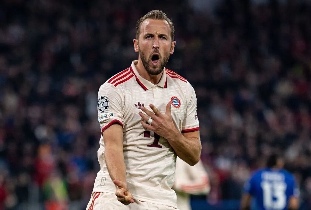 harry kane, que sabe Como apostar em último gol, em campo pelo bayern de munique