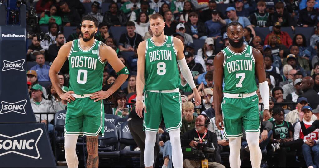 parte do elenco do boston celtics, favoritos nba