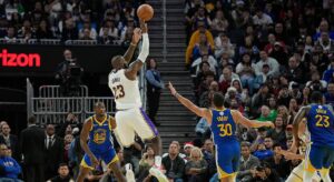 jogadores em quadra do all star game da nba