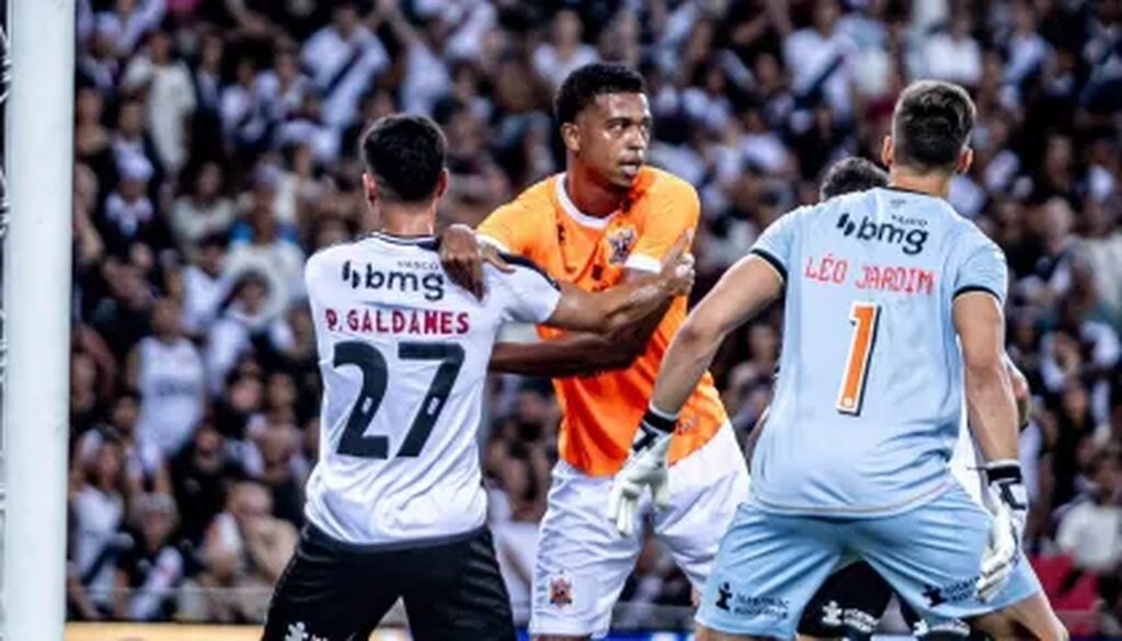 Jogadores do Vasco em campo