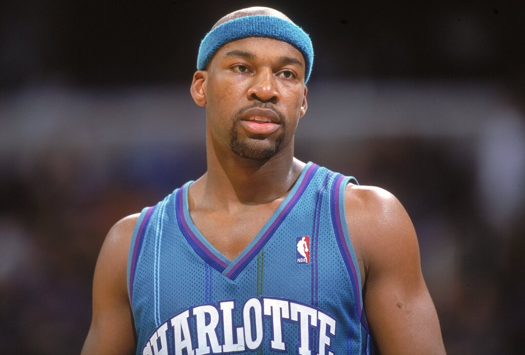 baron davis em quadra pelo charlotte hornets historia