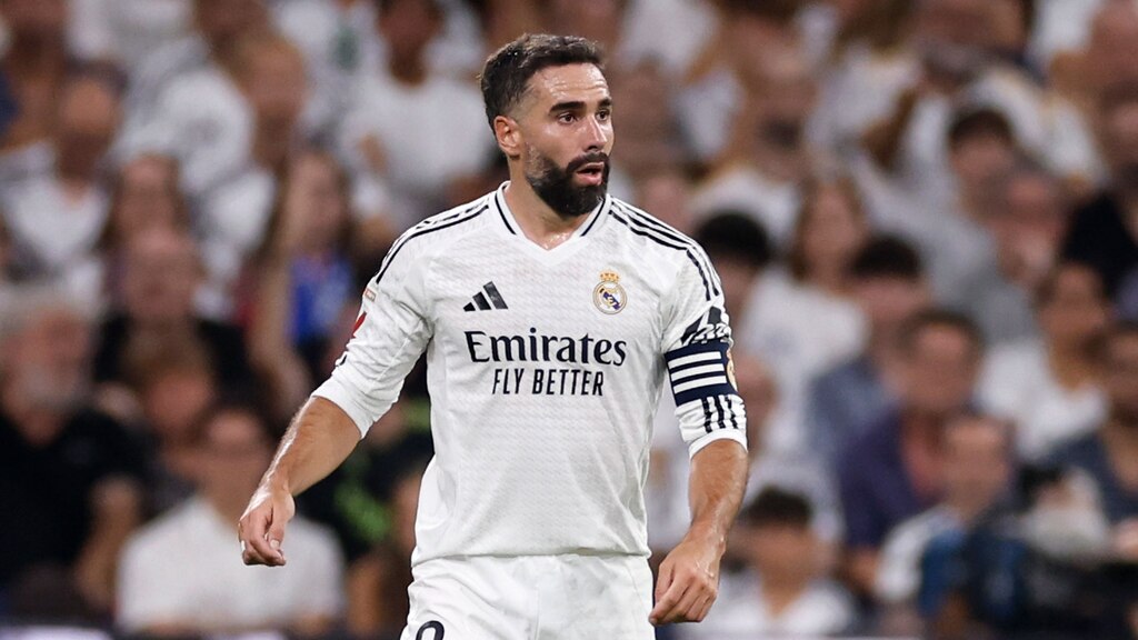 carvajal em campo pelo real madrid. o atleta é considerado por muitos o melhor lateral do mundo