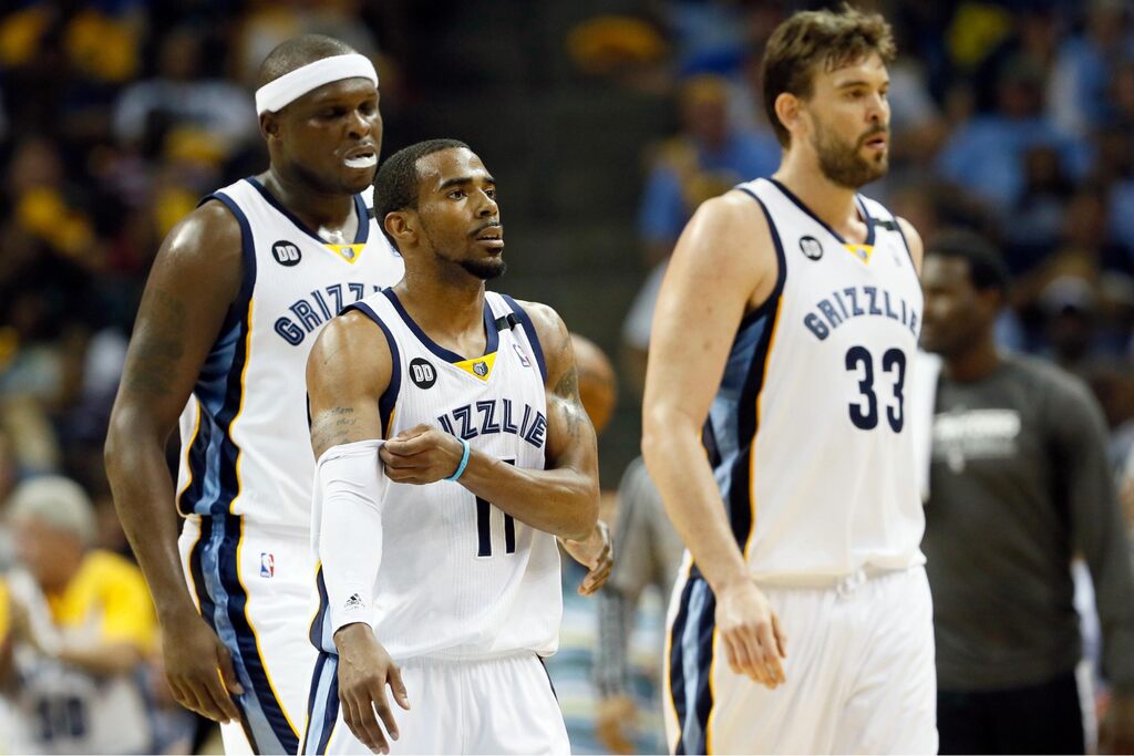 jogadores do Memphis Grizzlies história em quadra